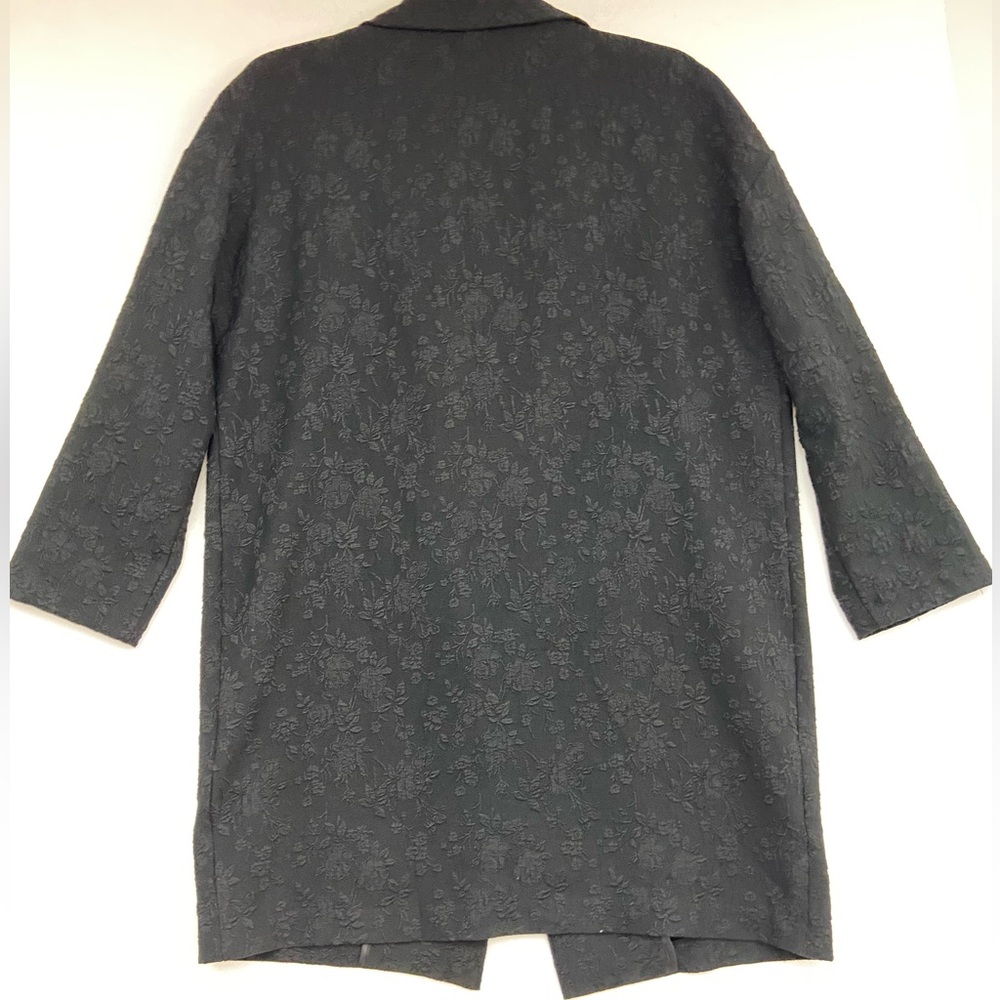 ASTR The Label Black Floral Blazer Jacket Small (sku 497) - Picture 6 of 12